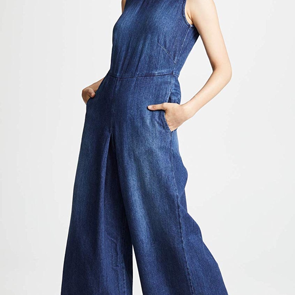 PRPS wide denim jumpsuit NWT size S - Picture 4 of 8